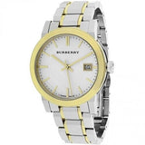 Burberry The City White Dial Two Tone Steel Strap Watch for Women - BU9115 Authentic Buy Shop Now