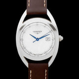 Longines Equestrian Mother of Pearl Dial Brown Leather Strap Watch for Women - L6.136.0.87.2 Authentic Buy Shop Now