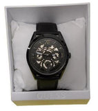 Guess Analog Quartz Black Dial Black Leather Strap Watch For Men - GW0389G4 Authentic Buy Shop Now