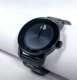 Movado Bold Blue Dial Blue Steel Strap Watch For Women - 3600388 Authentic Buy Shop Now