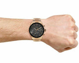 Hugo Boss Trophy Grey Dial Rose Gold Steel Strap Watch for Men - 1513632 Authentic Buy Shop Now