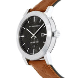 Burberry The City Black Dial Brown Leather Strap Watch for Men - BU9905 Authentic Buy Shop Now