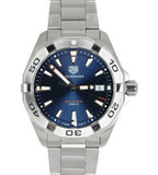 Tag Heuer Aquaracer Blue Dial Silver Steel Strap Watch for Men - WBD1112.BA0928 Authentic Buy Shop Now