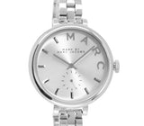 Marc Jacobs Sally Silver Dial Silver Steel Strap Watch for Women - MBM3362 Authentic Buy Shop Now