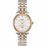 Tissot T Classic Carson Premium Diamonds White Dial Two Tone Steel Strap Watch for Women - T122.207.22.036.00 Authentic Buy Shop Now