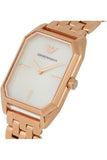 Emporio Armani Giola White Mother of Pearl Dial Rose Gold Steel Strap Watch For Women - AR11147 Authentic Buy Shop Now