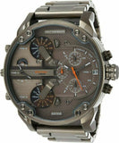 Diesel Mr Daddy 2.0 Chronograph Grey Dial Grey Steel Strap Watch For Men - DZ7315 Authentic Buy Shop Now