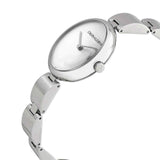 Calvin Klein Wavy Silver Dial Silver Steel Strap Watch for Women - K9U23146 Authentic Buy Shop Now