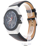 Maserati Potenza Black Dial Black Leather Strap Watch For Men - R8851108001 Authentic Buy Shop Now