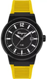 Salvatore Ferragamo F-80 Classic Black Dial Yellow Rubber Strap Watch for Men - SFHY01522 Authentic Buy Shop Now