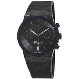 Salvatore Ferragamo Sapphire Chrono Black Dial Black Rubber Strap Watch for Men - SFME00621 Authentic Buy Shop Now