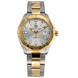 Tag Heuer Aquaracer Silver Dial Two Tone Steel Strap Watch for Women - WBD1120.BB0930 Authentic Buy Shop Now