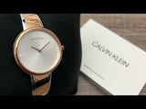 Calvin Klein Seduce Silver Dial Two Tone Steel Strap Watch for Women - K4E2N61X Authentic Buy Shop Now