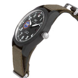 IWC Pilot’s Watch Mark XVIII Top Gun Edition “SFTI” Black Dial Green Nylon Strap Watch for Men - IW324712 Authentic Buy Shop Now