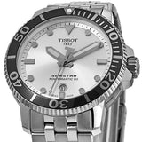 Tissot Seastar 1000 Powermatic 80 Silver Dial Silver Steel Strap Watch For Men - T120.407.11.031.00 Authentic Buy Shop Now