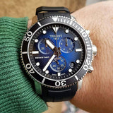 Tissot Seastar 1000 Chronograph Blue Dial Black Rubber Strap Watch For Men - T120.417.17.041.00 Authentic Buy Shop Now