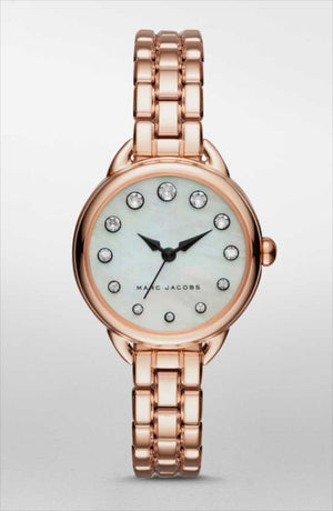 Marc Jacobs Betty Mother of Pearl White Dial Rose Gold Steel Strap Watch for Women - MJ3511 Authentic Buy Shop Now