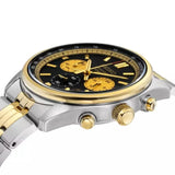 Seiko Sport Chronograph Black Dial Two Tone Steel Strap Watch for Men - SSB430P1 Authentic Buy Shop Now