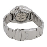 Seiko 5 Sports Double Hurricane Retro Orange Dial Silver Steel Strap Watch For Men - SRPK11K1 Authentic Buy Shop Now