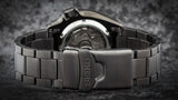 Seiko 5 Sports Automatic Black Dial Black Steel Strap Watch For Men - SRPD65K1 Authentic Buy Shop Now