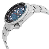 Seiko 5 Sports SKX Skeleton Green Dial Silver Steel Strap Watch For Men - SRPJ45K1 Authentic Buy Shop Now