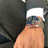 Seiko 5 Sports Automatic Blue Dial Silver Steel Strap Watch For Men - SRPD53K1 Authentic Buy Shop Now