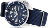 Seiko 5 Sports Automatic SKX Blue Dial Blue NATO Strap Watch For Men - SRPD51K2 Authentic Buy Shop Now