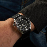 Seiko 5 Sports SKX Automatic Black Dial Black NATO Strap Watch For Men - SRPD55K3 Authentic Buy Shop Now
