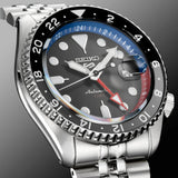 Seiko 5 Sports Special Edition Automatic Grey Dial Silver Steel Strap Watch For Men - SSK019K1 Authentic Buy Shop Now