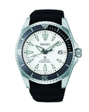 Seiko Shogun Prospex Titanium Divers Automatic White Dial Black Rubber Strap Watch For Men - SPB191J1 Authentic Buy Shop Now