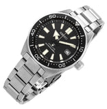 Seiko Prospex Automatic Diver Black Dial Silver Steel Strap Watch For Men - SPB051J1 Authentic Buy Shop Now