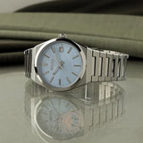 Seiko Conceptual Blue Dial Silver Steel Strap Watch for Men - SUR599P1 Authentic Buy Shop Now
