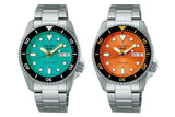 Seiko 5 Sports Automatic Orange Dial Silver Steel Strap Watch For Men - SRPD59K1 Authentic Buy Shop Now