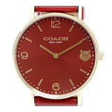 Coach Perry Red Dial Red Leather Strap Watch for Women - 14503867 Authentic Buy Shop Now