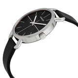 Calvin Klein Evan Black Dial Black Leather Strap Watch for Men - K7B211CZ Authentic Buy Shop Now