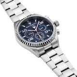 Maserati Competizione Blue Dial Silver Steel Strap Watch For Men - R8853100011 Authentic Buy Shop Now