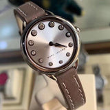 Marc Jacobs Betty White Dial Brown Leather Strap Watch for Women - MJ1480 Authentic Buy Shop Now