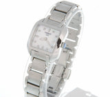 Tissot T Wave Diamonds Mother of Pearl Dial Silver Steel Strap Watch for Women - T02.1.285.74 Authentic Buy Shop Now