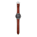 Fossil Neutra Chronograph Green Dial Brown Leather Strap Watch for Men - FS5735 Authentic Buy Shop Now