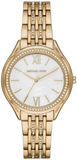 Michael Kors Mindy Three Hand White Dial Rose Gold Steel Strap Watch for Women - MK7078 Authentic Buy Shop Now
