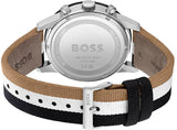 Hugo Boss Allure Chronograph Black Dial Multicolor Nylon Strap Watch for Men - 1513963 Authentic Buy Shop Now