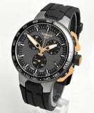 Tissot T Race Cycling Chronograph Black Dial Black Rubber Strap Watch For Men - T111.417.37.441.07 Authentic Buy Shop Now