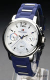Tommy Hilfiger Claudia White Dial Blue Steel Strap Watch for Women - 1781746 Authentic Buy Shop Now