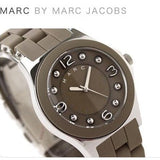Marc Jacobs Pelly Grey Dial Grey Silicone Strap Watch for Women - MBM2539 Authentic Buy Shop Now