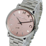 Marc Jacobs Baker Pink Dial Silver Steel Strap Watch for Women - MBM3280 Authentic Buy Shop Now
