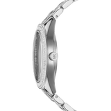 Michael Kors Harlowe Three-Hand Quartz Silver Dial Silver Steel Strap Watch For Women - MK4708 Authentic Buy Shop Now