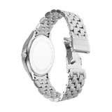Michael Kors Harlowe Three-Hand Quartz Silver Dial Silver Steel Strap Watch For Women - MK4708 Authentic Buy Shop Now