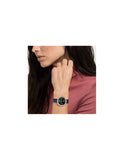Swarovski Crystal Frost Black Dial Black Leather Strap Watch for Women - 5484058 Authentic Buy Shop Now