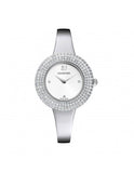 Swarovski Crystal Rose Silver Dial Silver Steel Strap Watch for Women - 5483853 Authentic Buy Shop Now
