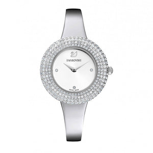 Swarovski Crystal Rose Silver Dial Silver Steel Strap Watch for Women - 5483853 Authentic Buy Shop Now